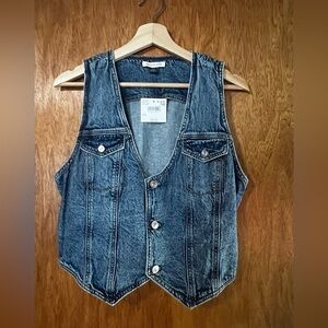 NWT American Eagle Denim Vest, size large